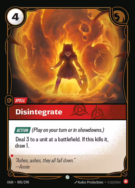 Disintegrate