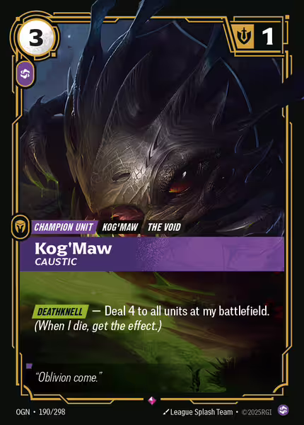 Kog'Maw Caustic