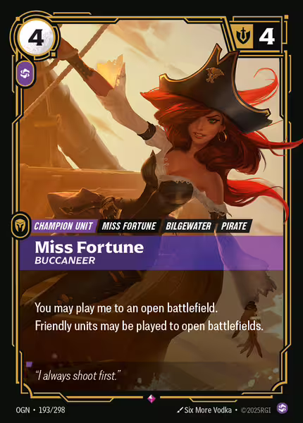 Miss Fortune Buccaneer