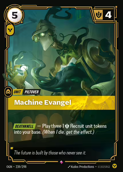 Machine Evangel