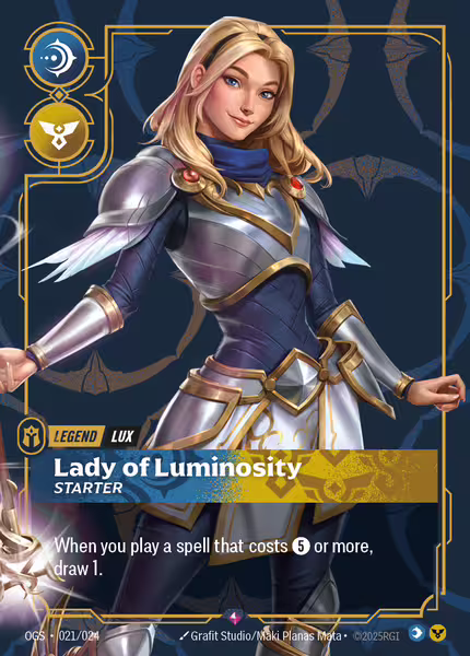 Lux Lady of Luminosity